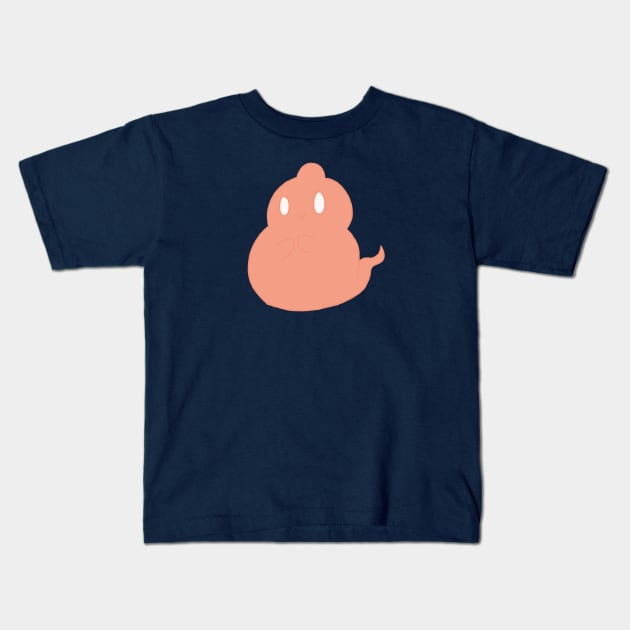 Chubby Ghost Kids T-Shirt by SaganPie